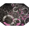 Chair Mats*Anji Mountain Rug'd Refracted Carpet & Hard Floor Gaming Chair Mat, 36" x 48", Gray/Purple (AMB9113)