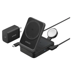 MagGo MagSafe USB-C MagSafe Wireless Charging Station for Apple, Black (B2557J11-1)<Anker Best
