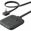 Nano USB-A/USB-C Charging Station, 5 ft., Black (A9129111)<Anker Outlet