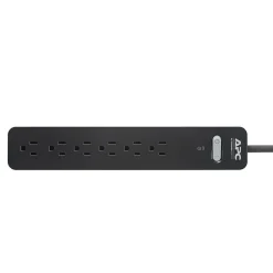 APC Essential SurgeArrest 6 Outlet Home/Office, 15' Cord, 1080 Joules (PE615)