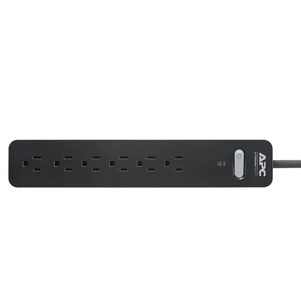 APC Essential SurgeArrest 6 Outlet Home/Office, 15' Cord, 1080 Joules (PE615)