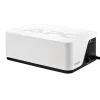 APC UPS Battery Backup & Surge Protector, 500VA UPS with 4 Backup Battery Outlets, USB Type-C, White (BE500G3)