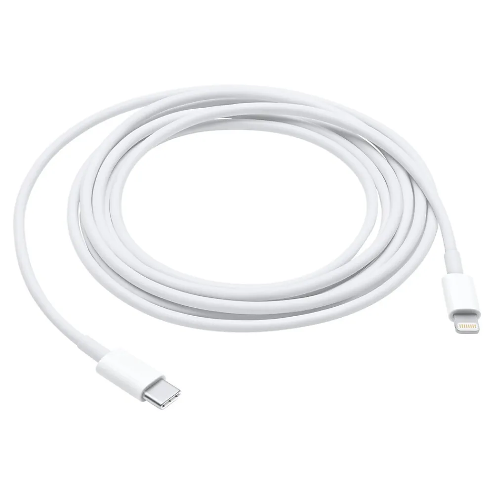 Apple 6.6' USB-C Male to Lightning Cable, Male to Male, White (MKQ42AM/A)