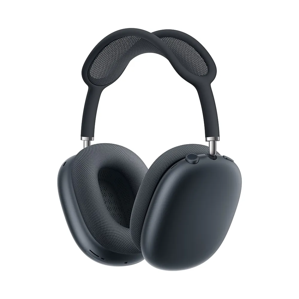 AirPods Max Wireless Active Noise Canceling Over-Ear Headset, USB-C, Bluetooth, Midnight (MWW43AM/A)<Apple Online