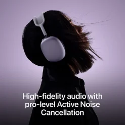 AirPods Max Wireless Active Noise Canceling Over-Ear Headset, USB-C, Bluetooth, Blue (MWW63AM/A)<Apple Sale