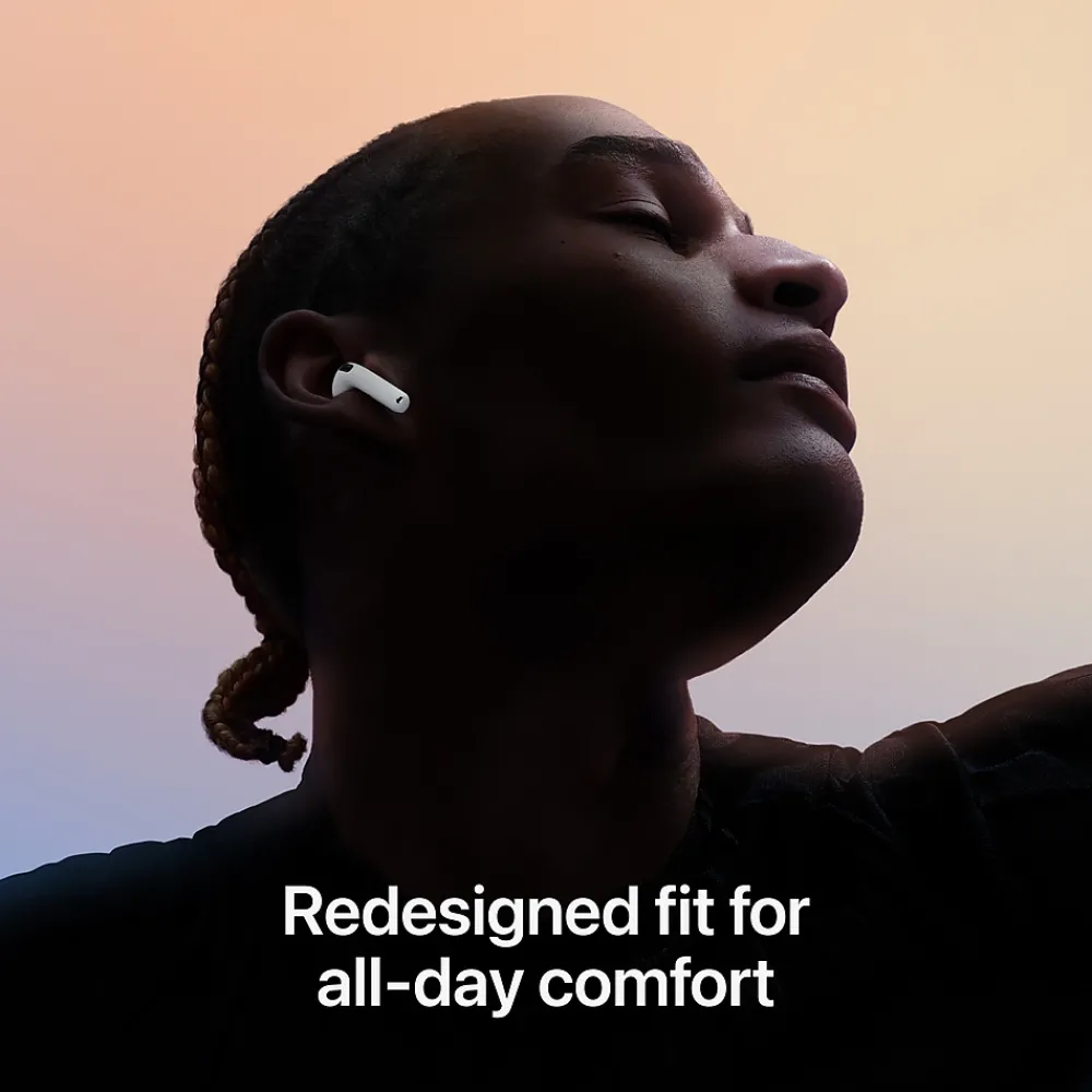AirPods Noise-Canceling Earbuds with USB-C Charging Case, 4th Generation, Bluetooth, White (MXP93LL/A)<Apple Discount