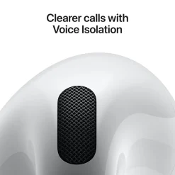 AirPods Noise-Canceling Earbuds with USB-C Charging Case, 4th Generation, Bluetooth, White (MXP93LL/A)<Apple Discount