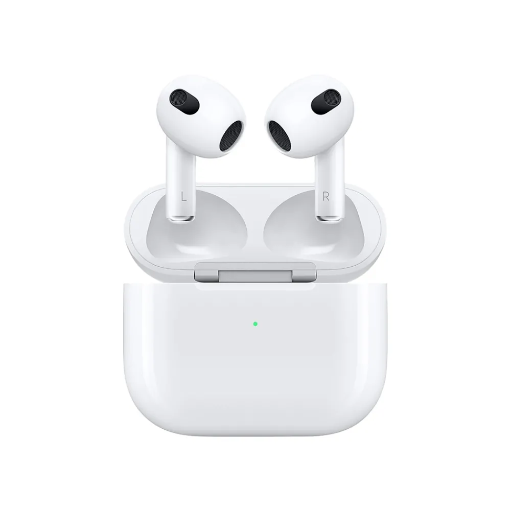 AirPods (3rd Generation) Bluetooth Earbuds with Magsafe Charging Case, White (MME73AM/A)<Apple New