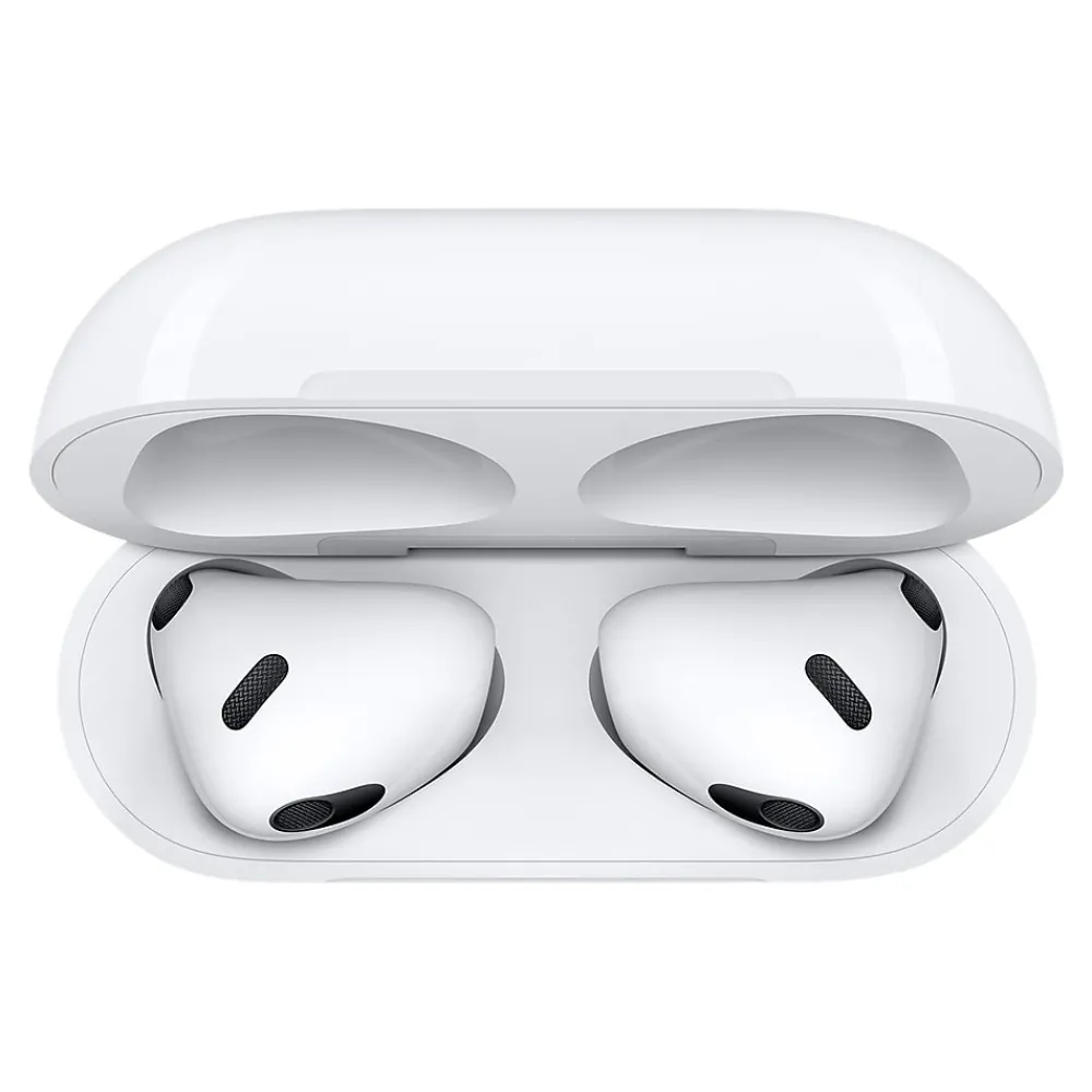 AirPods (3rd Generation) Bluetooth Earbuds with Magsafe Charging Case, White (MME73AM/A)<Apple New