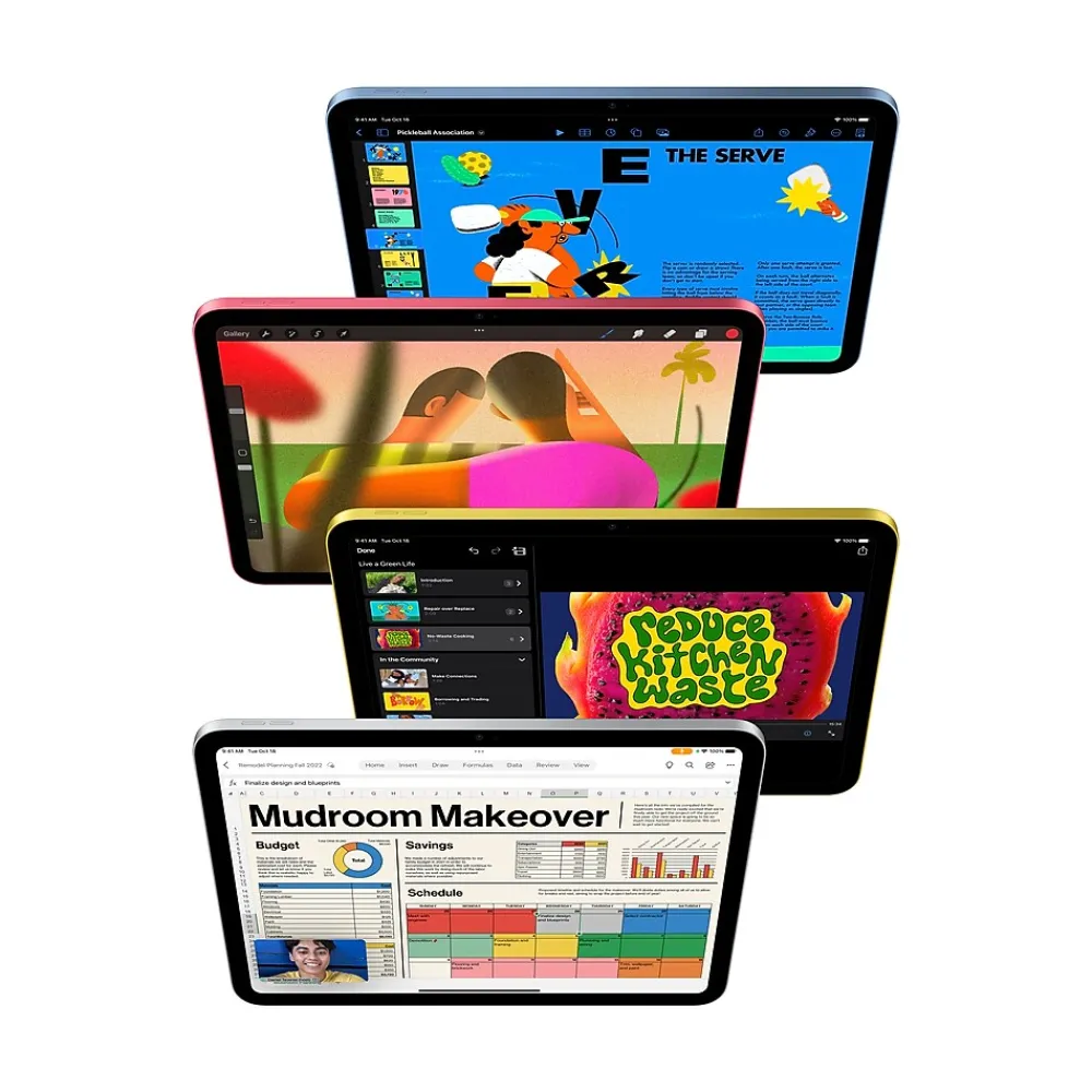 iPad 10.9" Tablet, 256GB, WiFi + Cellular, 10th Generation, Blue (MQ6U3LL/A)<Apple Discount