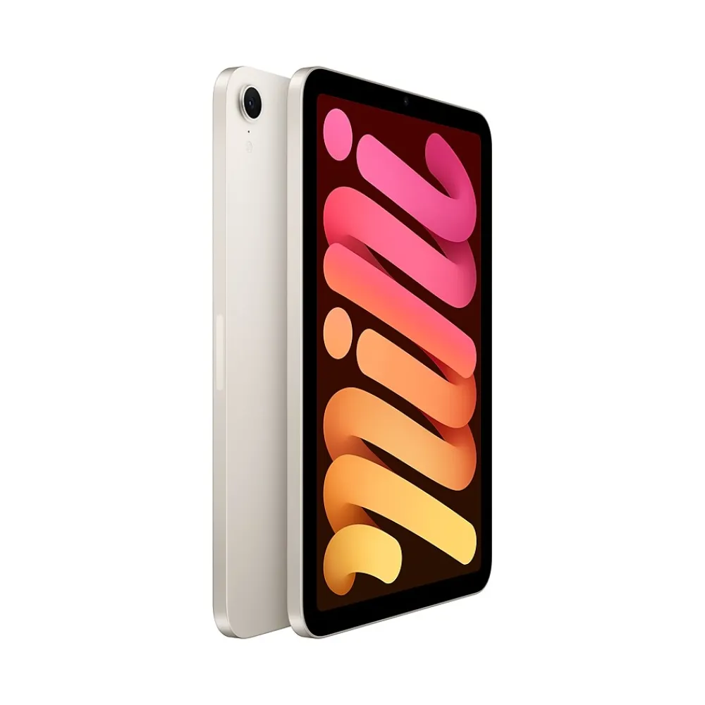 iPad mini (A17 Pro) 8.3" Tablet, Wi-Fi + Cellular, Starlight (MXPX3LL/A)<Apple Clearance