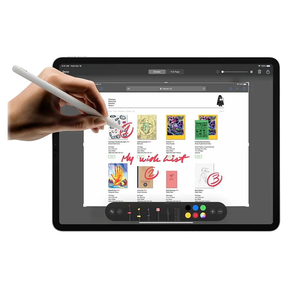 iPad Pro 11" Tablet, 128GB, WiFi, 3rd Generation, iOS, Space Gray (MHQR3LL/A)<Apple New