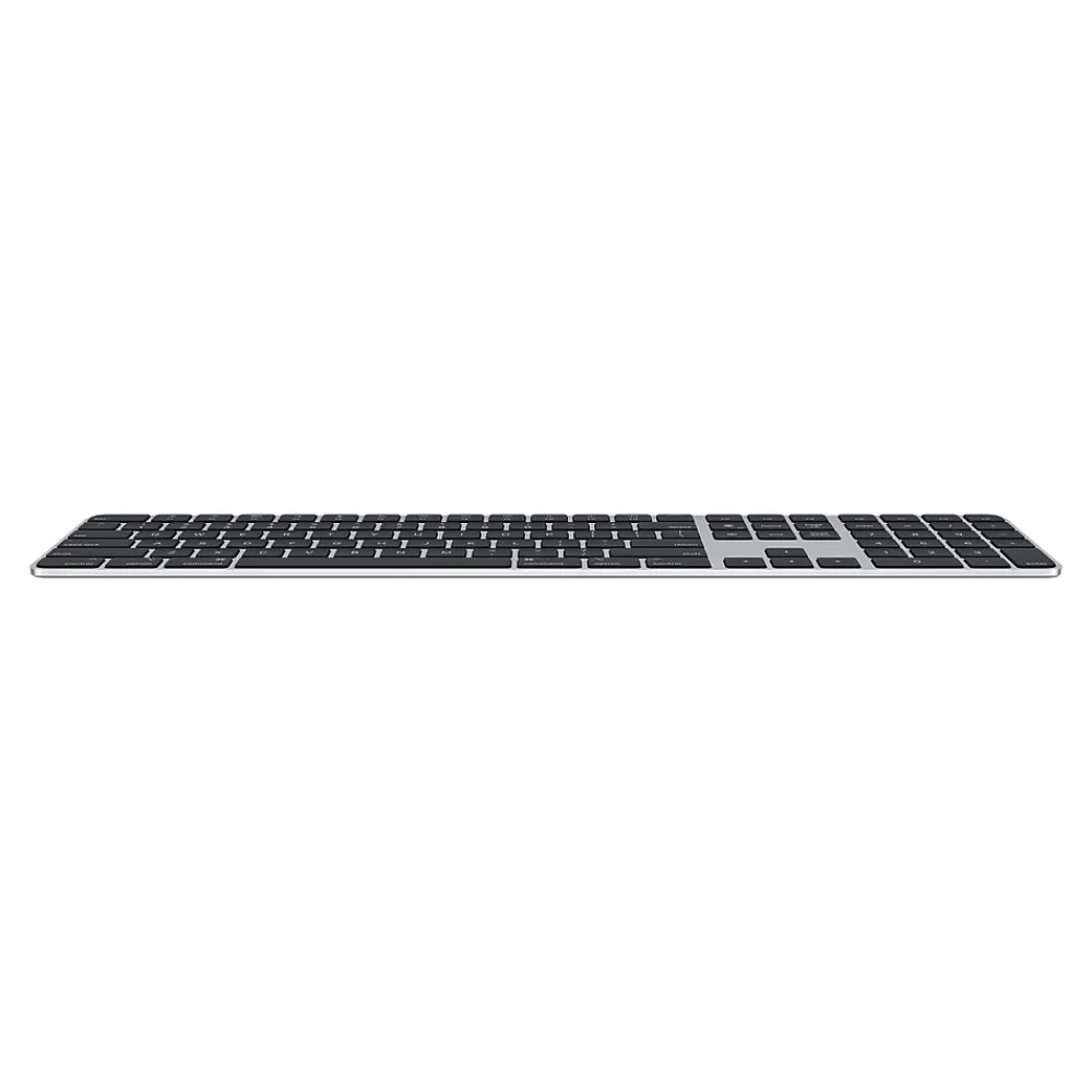 Clearance Apple Magic Keyboard with Touch ID and Numeric Keypad Wireless, Silver/Black Keys (MMMR3LL/A)