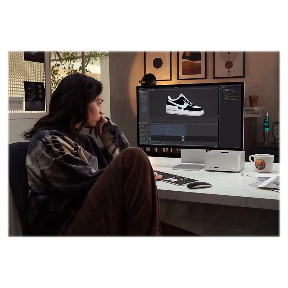 Apple Studio Display Nano-texture glass 27" 4K Ultra HD LCD Monitor, Silver (MMYV3LL/A)