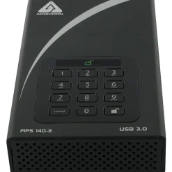 Outlet Apricorn Aegis Padlock DT 10TB USB 3.0 External Hard Drive, Black (ADT-3PL256F-10TB)