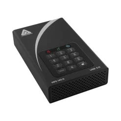 Clearance Apricorn Aegis Padlock 8GB USB 3.0 Type A Flash Drive, Black (ADT-3PL256F-8000)