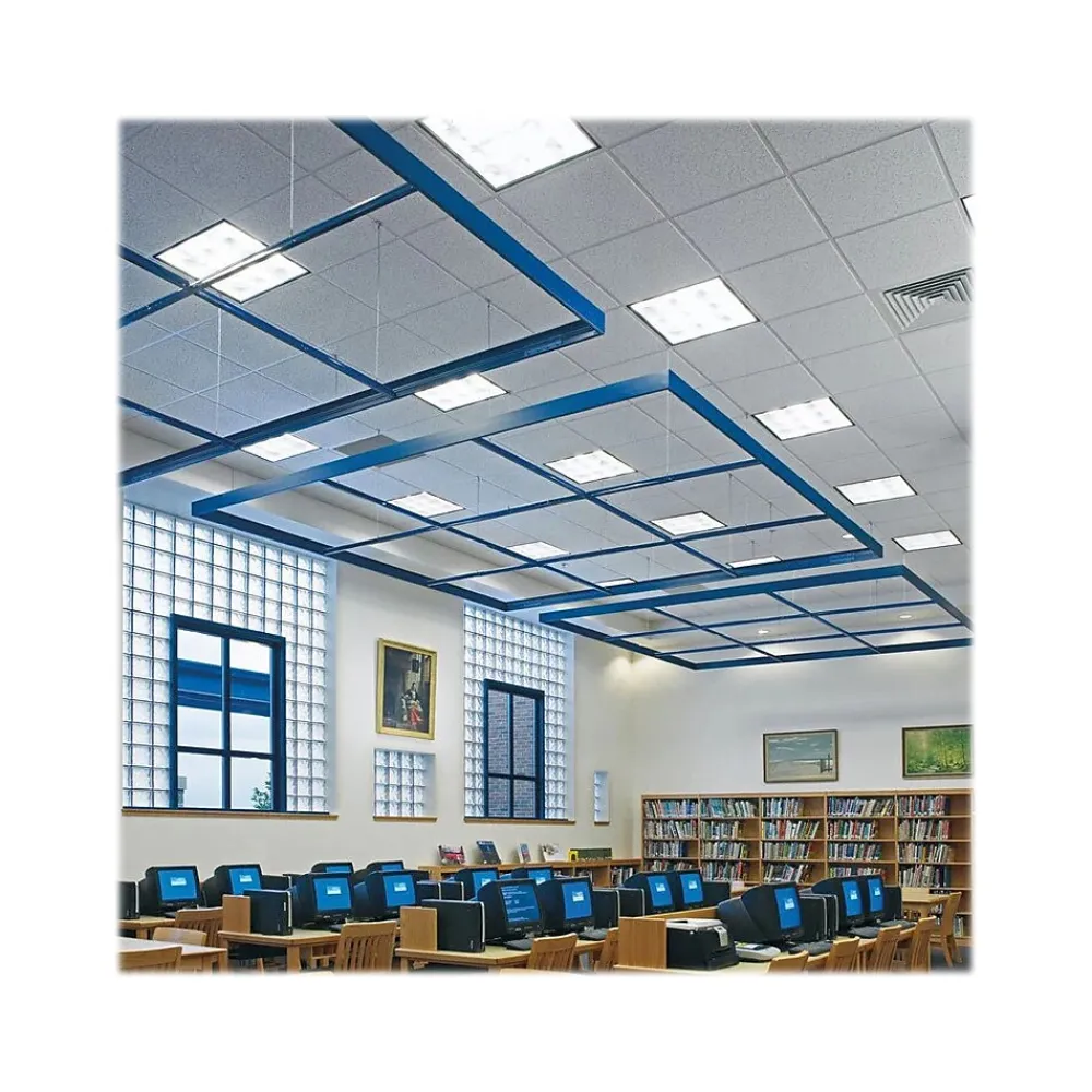 Armstrong CORTEGA Beveled Tegular Edge Ceiling Tile, 24" x 24", White, 16/Carton (BP2195)