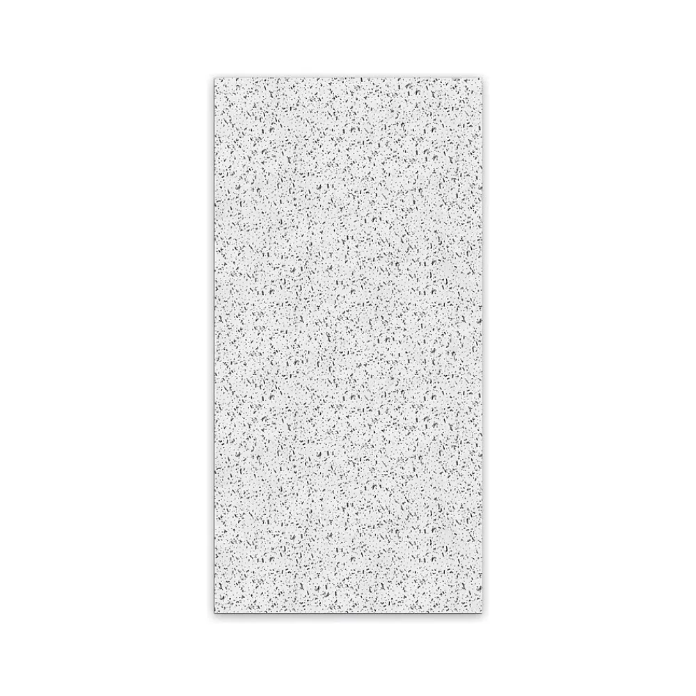 Armstrong CORTEGA Square Lay-In Edge Ceiling Tile, 24" x 48", White, 12/Carton (BP769A)