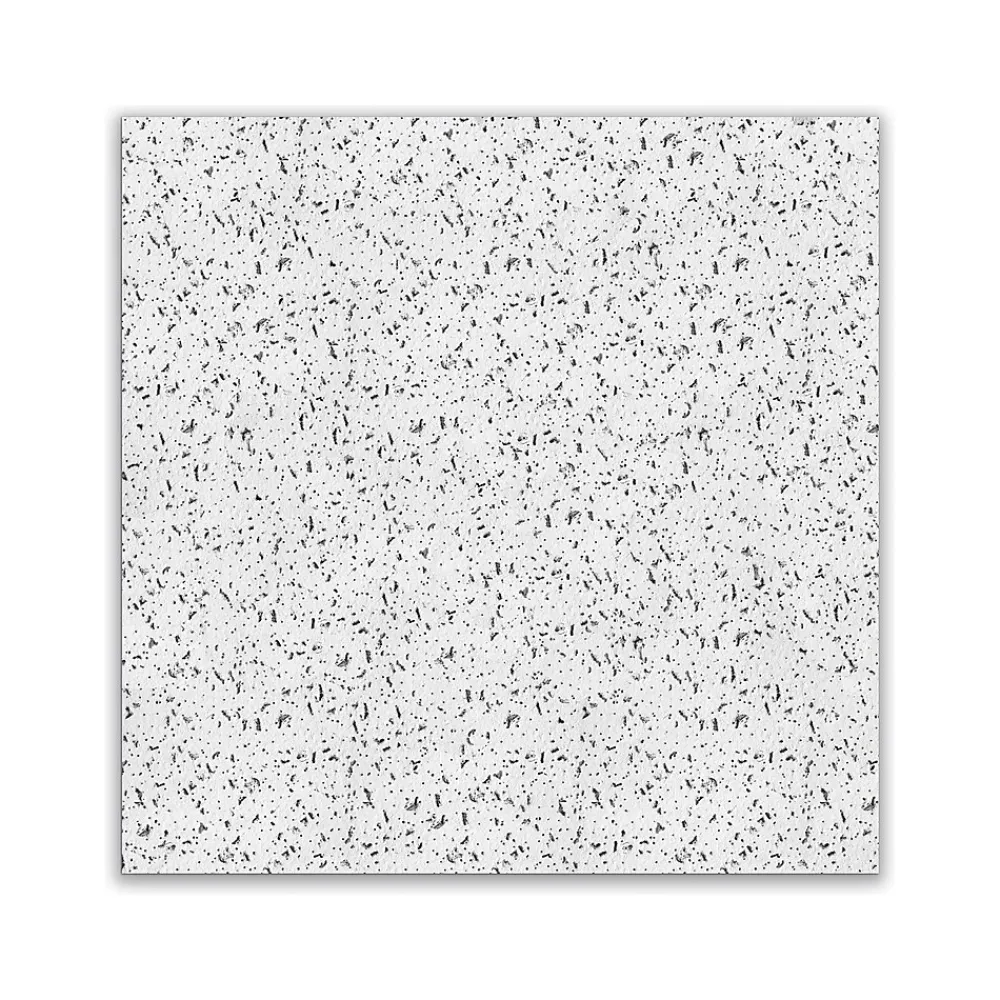 Armstrong CORTEGA Tegular Edge Ceiling Tile, 24" x 24", White, 16/Carton (BP704A)