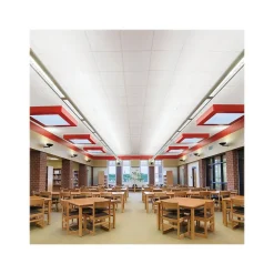 Armstrong FINE FISSURED Angled Tegular Edge Ceiling Tile, 24" x 24", White, 12/Carton (BP1820A)