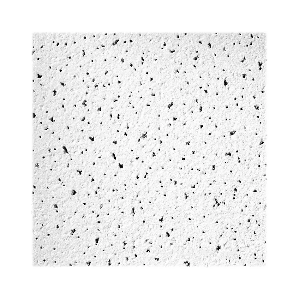 Armstrong FINE FISSURED High NRC Angled Tegular Edge Ceiling Tile, 24" x 24", White, 10/Carton (BP1756B)