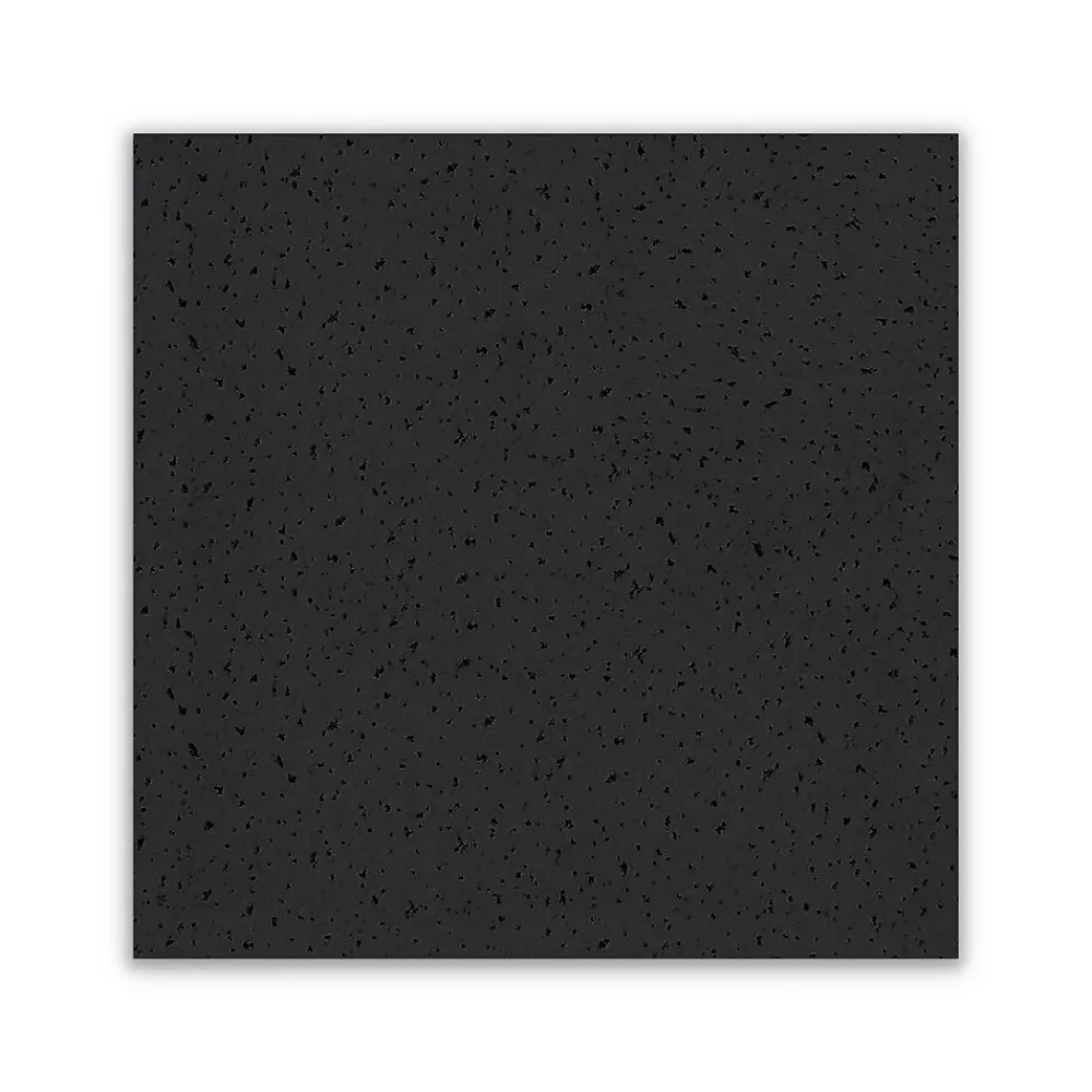 Armstrong FINE FISSURED Square Lay-In Edge Ceiling Tile, 24" x 24", Tech Black, 16/Carton (BP1728ABL)