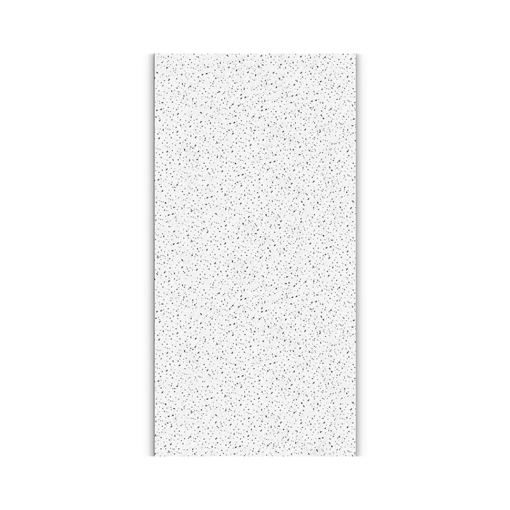 Armstrong FINE FISSURED Square Lay-In Edge Ceiling Tile 15/16, 24" x 48", White, 8/Carton (BP1714)