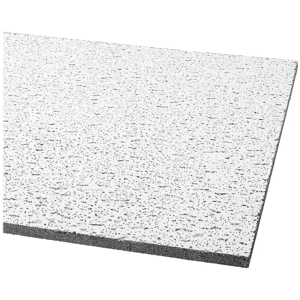 Armstrong FISSURED Angled Tegular Edge Ceiling Tile, 24" x 24", White, 16/Carton (BP705A)