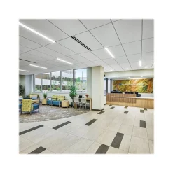 Armstrong OPTIMA Health Zone Square Tegular Edge Ceiling Tile 9/16, 24" x 48", White, Dozen (BP3217CPB)