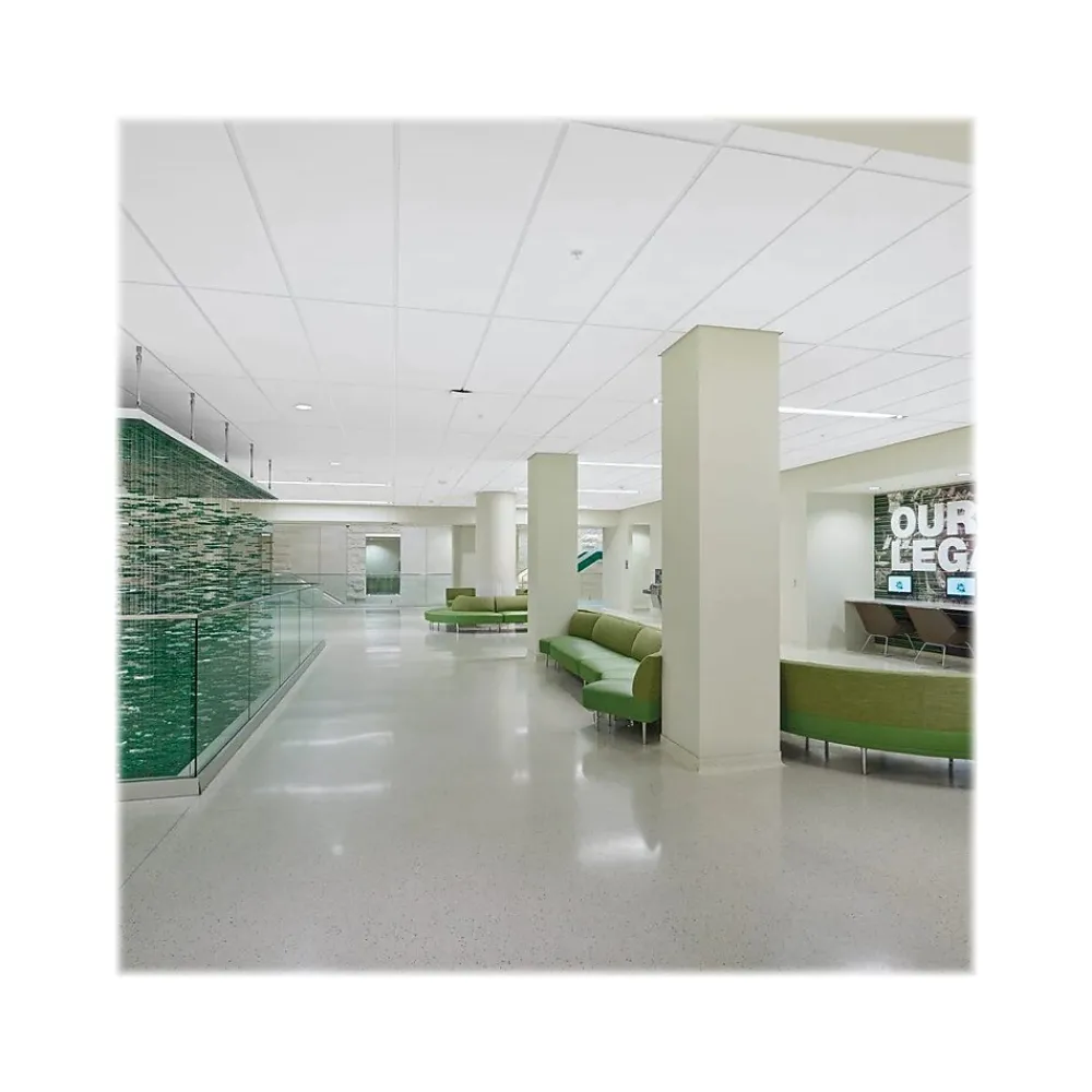 Armstrong OPTIMA Square Tegular Ceiling Tile, 24" x 72", White, 6/Carton (BP3261A)