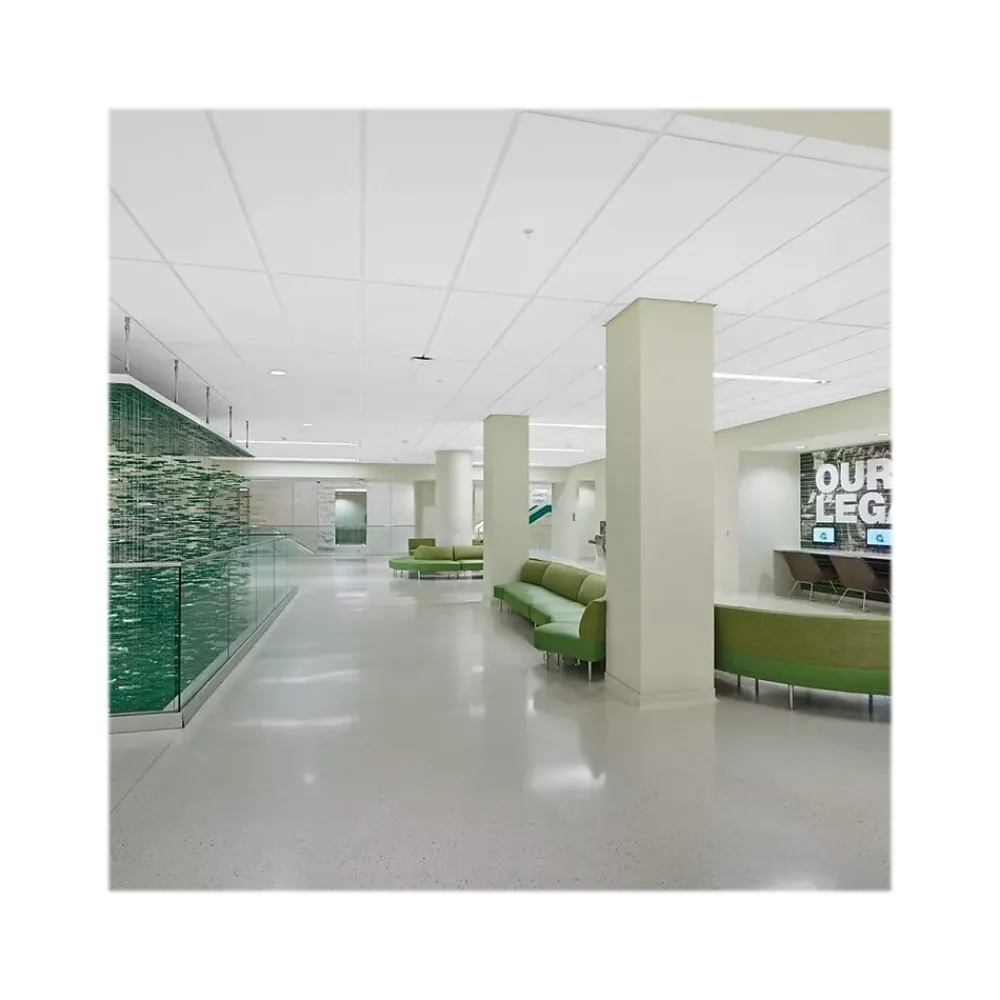 Armstrong OPTIMA Square Tegular Edge Ceiling Tile, 24" x 48", White, 12/Carton (BP3257A)
