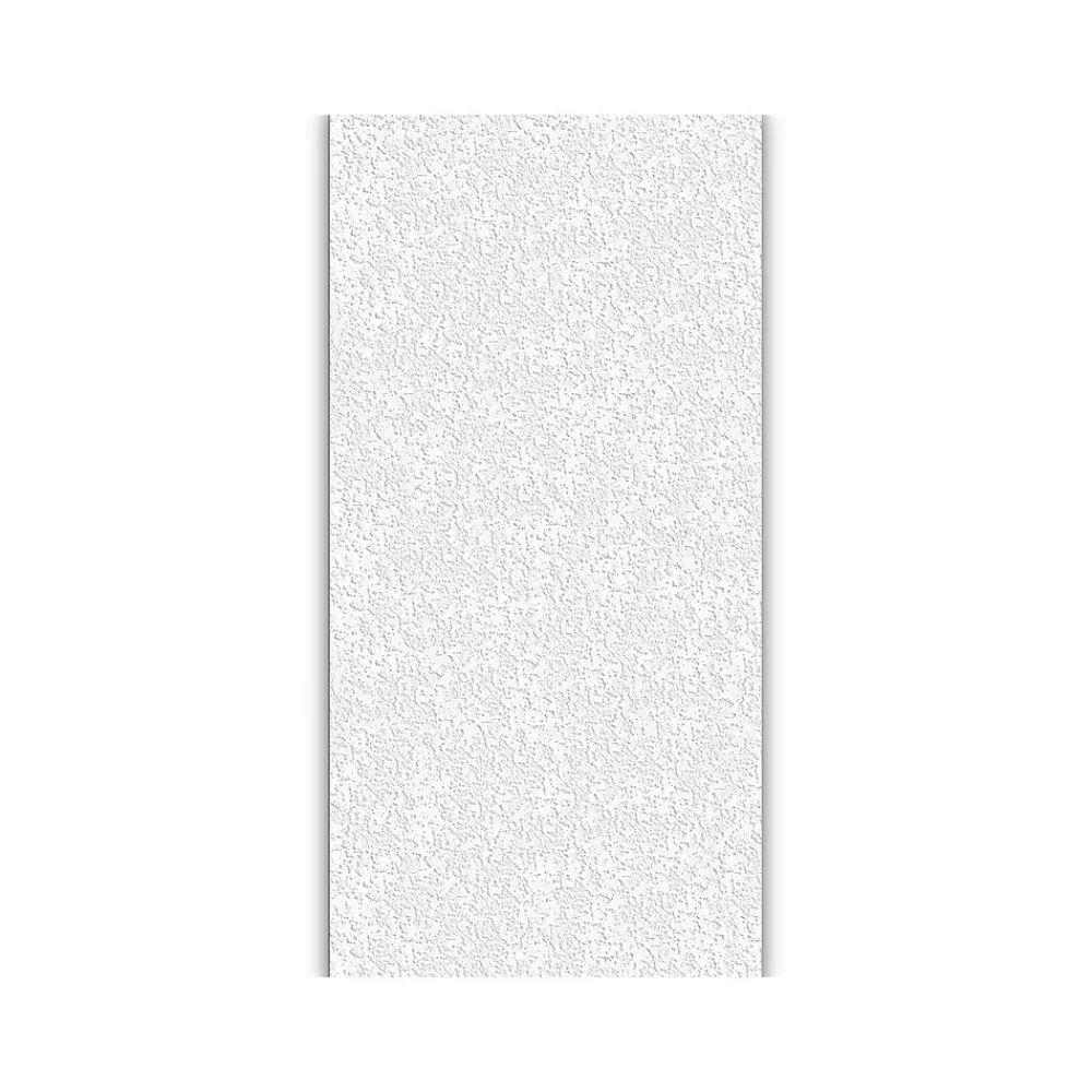 Armstrong RANDOM FISSURED Square Lay-In Edge Ceiling Tile, 24" x 48", White, 16/Carton (BP2911A)