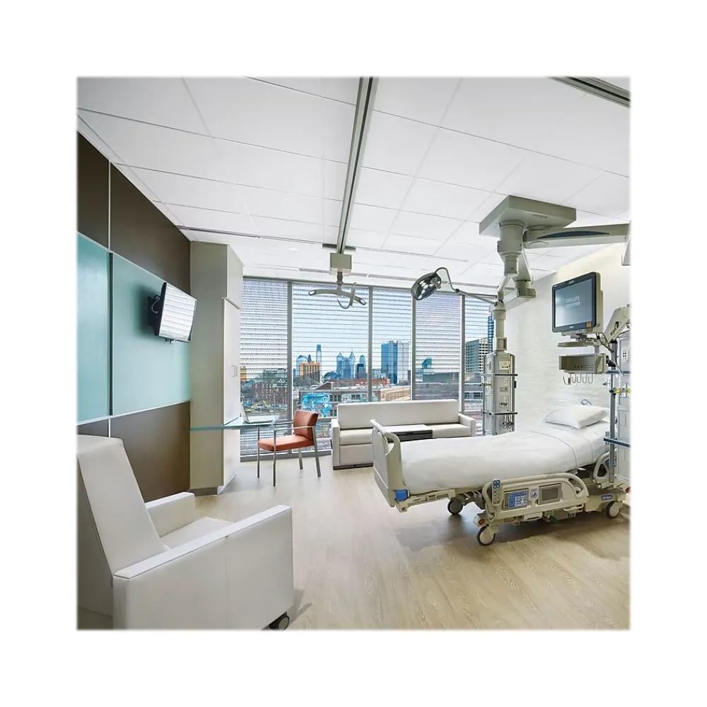 Armstrong ULTIMA High NRC Beveled Tegular Edge Ceiling Tile, 24" x 24", White, 10/Carton (BP1941A)