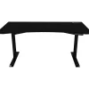 Standing Desks*Arozzi Arena Moto 63"W Curved 29-46"H Adjustable Standing Gaming Desk, Black (AZ-ARENA-MOTO)