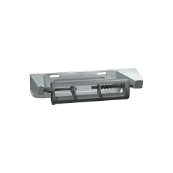 Bathroom Tissue Dispenser, Single Roll, Heavy-duty Cast Aluminum, 6-9/16"L x 4-3/4"W x 1-3/4"H<ASI New
