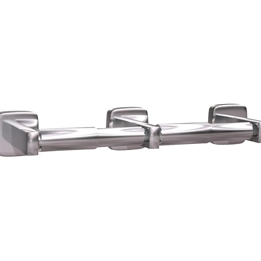 ® Bathroom Tissue Dispenser, Double Roll, Surface Mounted, Stainless Steel, 2"H x 3 7/8"W x 13 1/2"L<ASI Hot