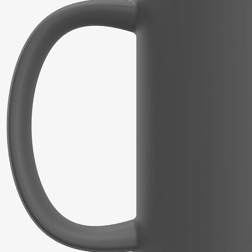 Ceramic Travel Mug with Cork Base, 12 oz., Gray (SM50GREY)<ASOBU Hot