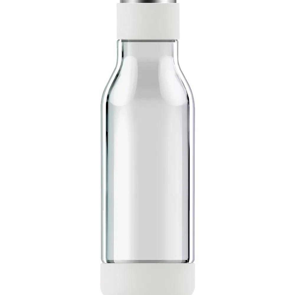 ASOBU Inner Peace Glass Double Wall Insulated Water Bottle, 17 oz., Clear (GT50CLEAR)