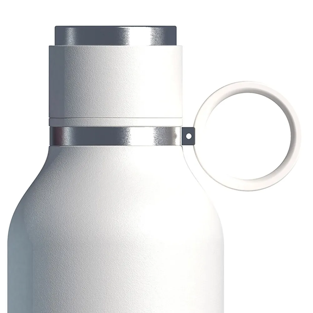 ASOBU Insulated Water Bottle with Removable Dog Bowl, 33 oz., White (NA-SDB1)