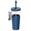 Marina See-Through Triton Tumbler with Flexible Straw, 28 oz., Blue (ICT400)<ASOBU Discount