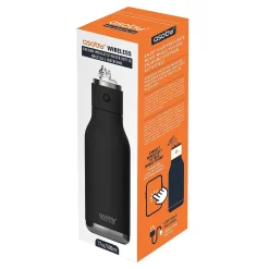 ASOBU Stainless Steel Vacuum Insulated Water Bottle, 17 oz., Black (ADNANABT60BK)