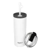 Super Sippy Insulated Coffee Tumbler, 20 oz., White (NA-ICT200)<ASOBU