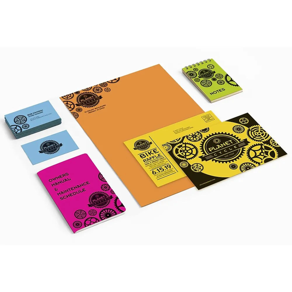 Card Stock*Astrobrights 65 lb. Cardstock Paper, 8.5" x 11", Bright Assortment, 50 Sheets/Pack (99326-01)