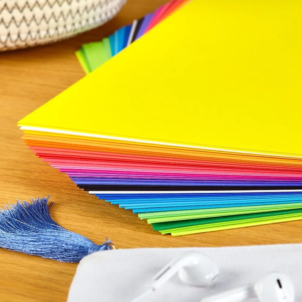 Card Stock*Astrobrights 65 lb. Cardstock Paper, 8.5" x 11", Spectrum Assortment, 100 Sheets/Ream (91398)