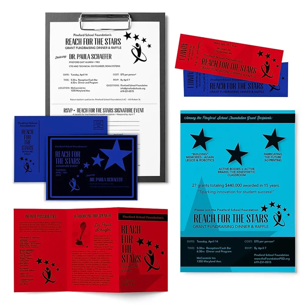 Card Stock*Astrobrights 65 lb. Cardstock Paper, 8.5" x 11", Patriotic Assortment, 100 Sheets/Ream (91644)