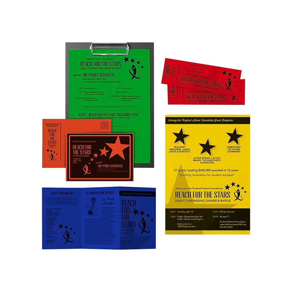 Card Stock*Astrobrights 65 lb. Cardstock Paper, 8.5" x 11", Primary Assortment, 50 Sheets/Pack (20401)