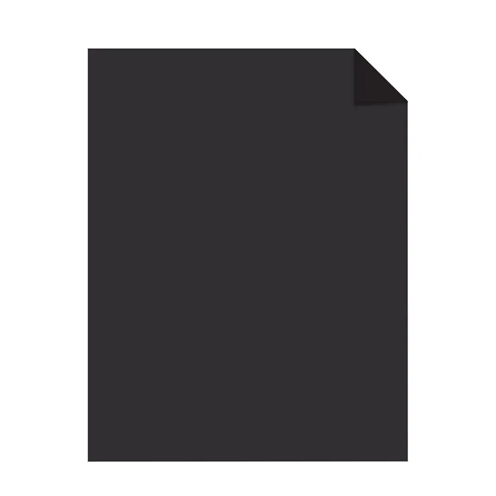 Card Stock*Astrobrights 65 lb. Cardstock Paper, 8.5" x 11", Eclipse Black, 100 Sheets/Pack (22024-01)