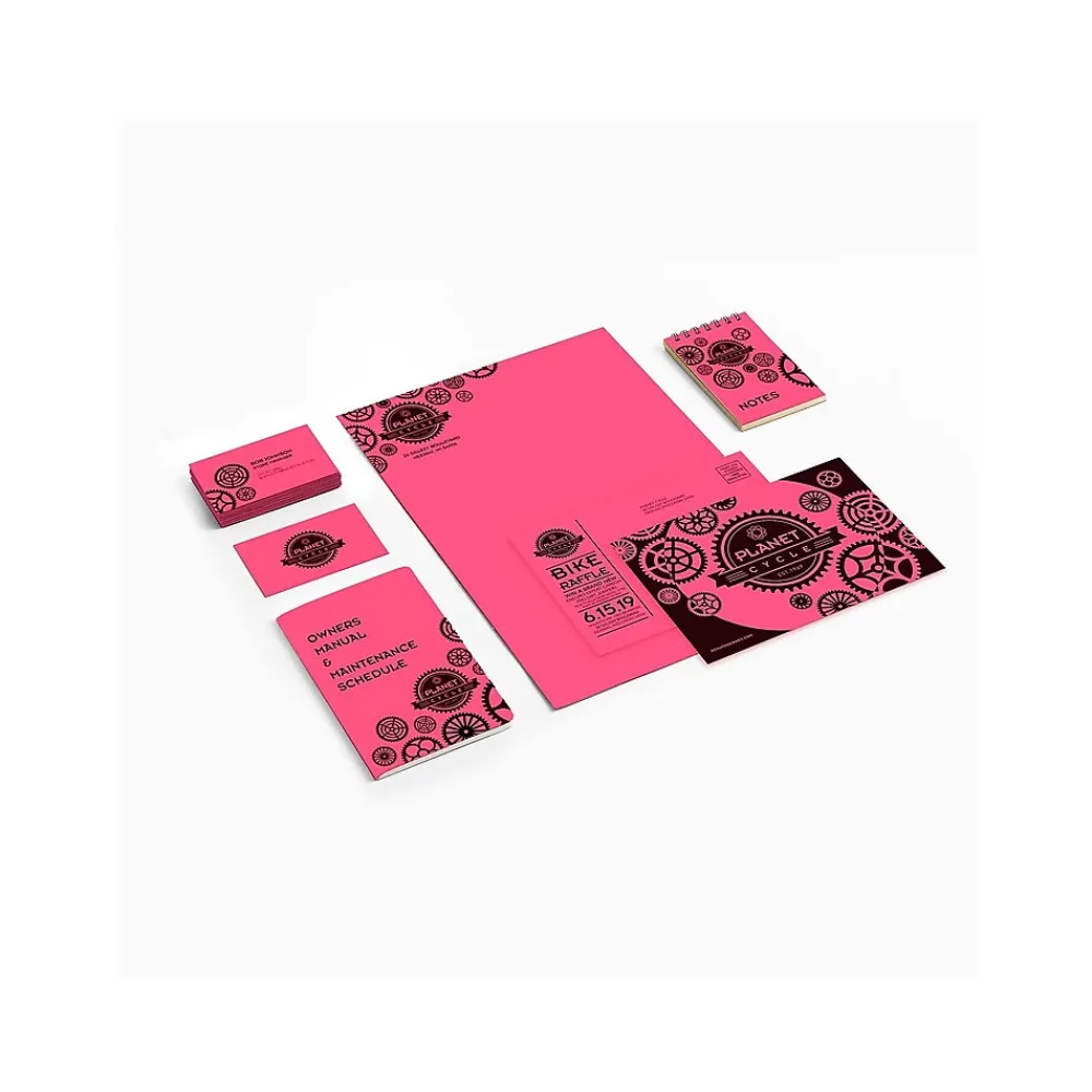 Card Stock*Astrobrights 65 lb. Cardstock Paper, 8.5" x 11", Plasma Pink, 250 Sheets/Pack (22129)