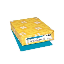 Card Stock*Astrobrights 65 lb. Cardstock Paper, 8.5" x 11", Celestial Blue, 250 Sheets/Pack (WAU22861)