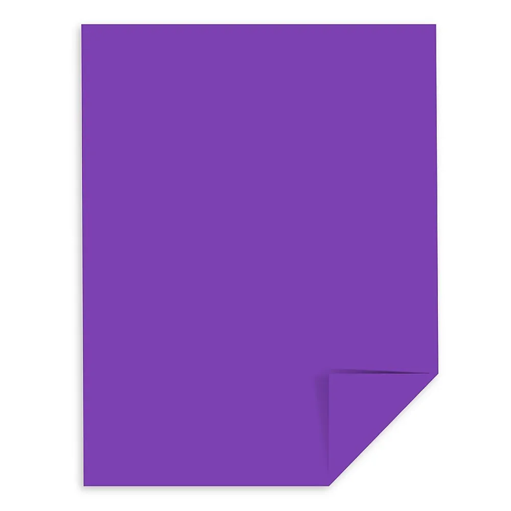 Card Stock*Astrobrights 65 lb. Cardstock Paper, 8.5" x 11", Purple, 250 Sheets/Pack (WAU21971)